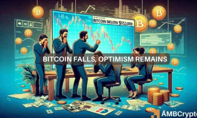 Bitcoin Falls, Optimism Remains