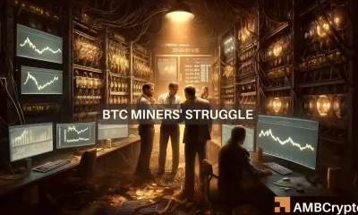 Bitcoin miners struggle