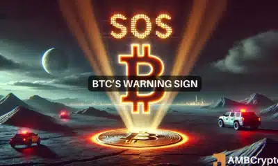 Bitcoin flashes bearish signs! Watch out for THIS crucial level