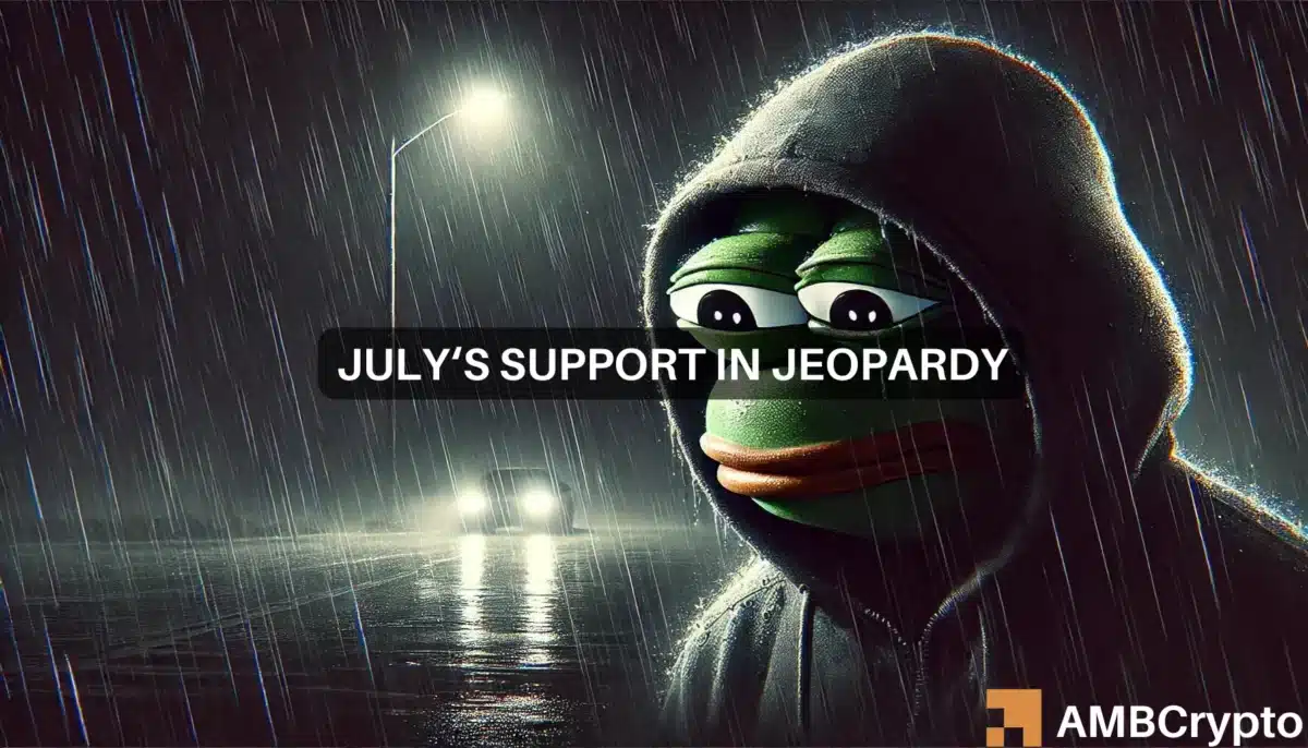 PEPE scenarios for August- range formation or deeper price retracement?