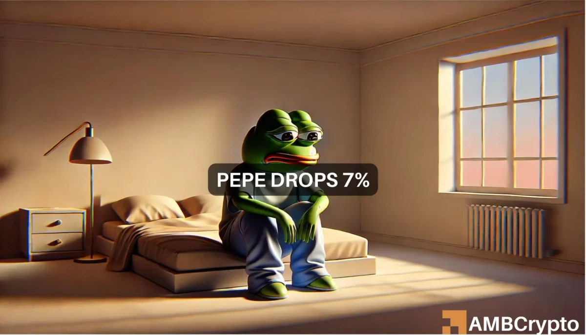 PEPE drops 7%