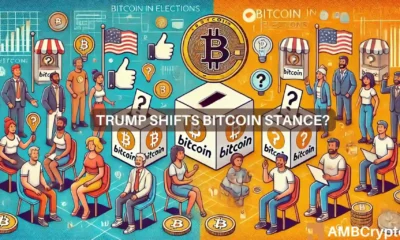 Trump shifts Bitcoin stance?